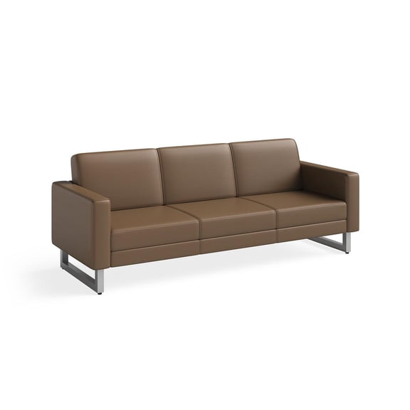 Safco Lounge Sofa - Cognac