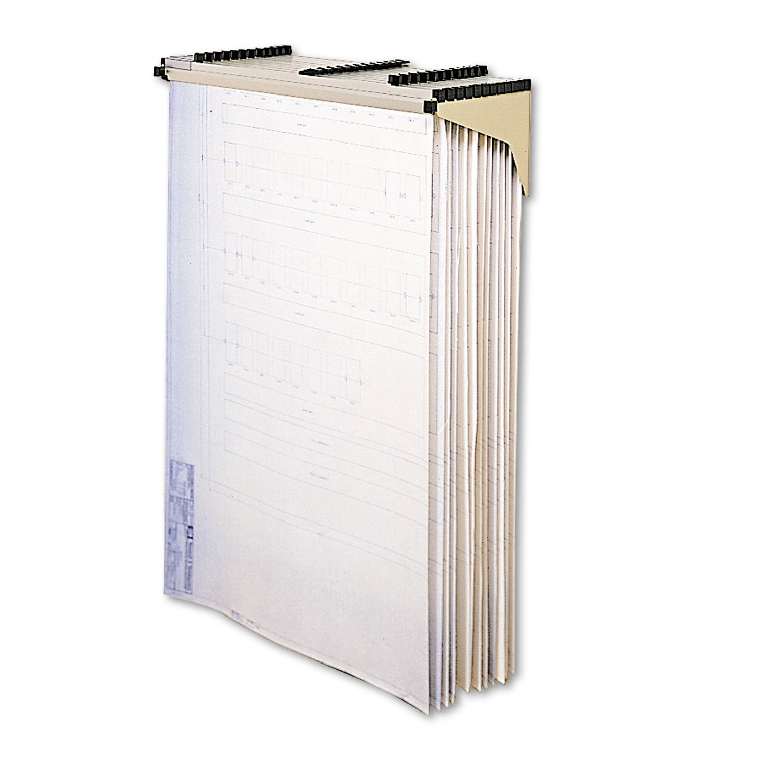Safco Metal Hanging Files Wall File Rack in Tropic Sand - Walmart.com