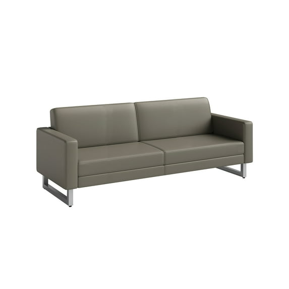 Safco Mirella Lounge Sofa Vinyl, Adult, Indoor Use