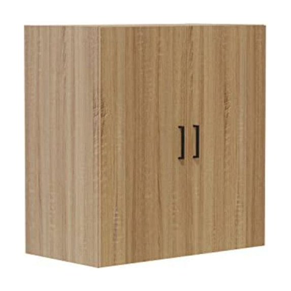 Safco Mirella Modern Wood Storage Cabinet in Sand Dune Beige