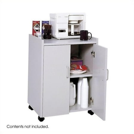 Safco Mobile Refreshment Center in Grey