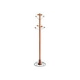 thumbnail image 1 of Safco Modern Costumer, Eight Hook, Wood/Steel, 18-1/2w x 18-1/2d x 69h, Cherry - Modern costumer with eight rounded-edge hooks., 1 of 3