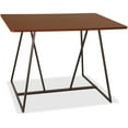 thumbnail image 1 of Safco Oasis Standing-Height Teaming Table High Pressure Laminate (HPL), Cherry Top - 60" Table Top Width x 48" Table Top Depth - 42" Height - Assembly Required, 1 of 1