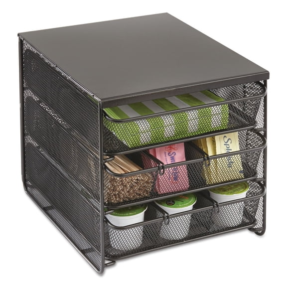 Onyx Hospitality Organizer - 3Drawer, Black