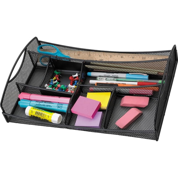 Safco Onyx Black Mesh Drawer Organizer