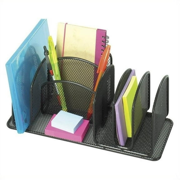 Safco Onyx Deluxe Organizer - Set of 6