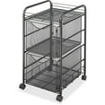 thumbnail image 1 of Safco Onyx Mesh File Cart with 2 File Drawers, 1 of 3