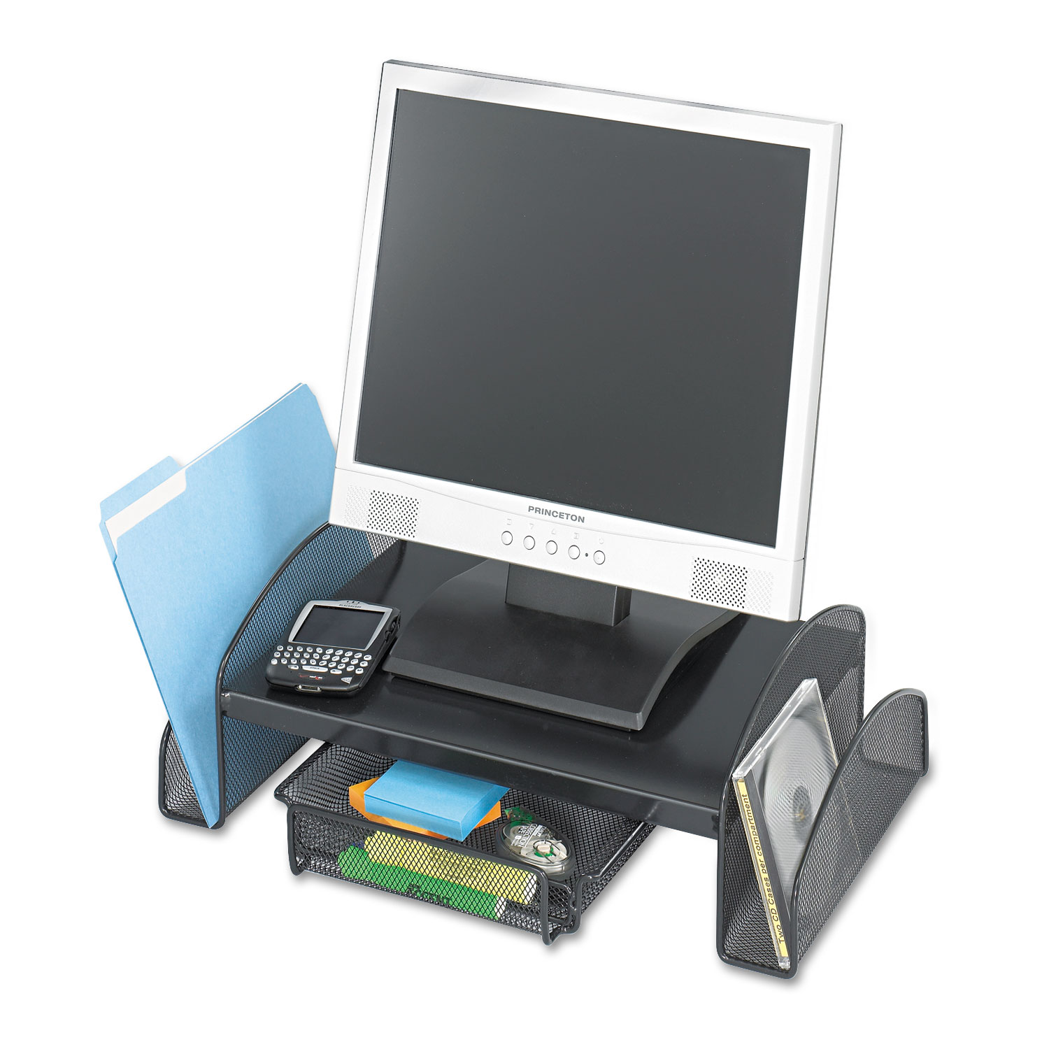 Safco Onyx Mesh Monitor Stand - image 1 of 5