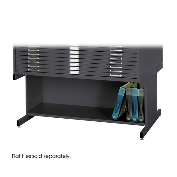Safco Open 20"H Base for 4986 and 4996 Flat File Cabinets in Black