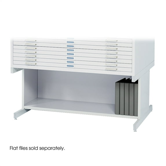 Safco Open 20"H Base for 4986 and 4996 Flat File Cabinets in White