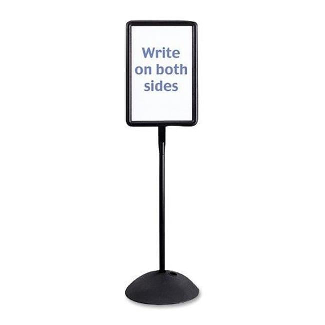 Safco Product 4117BL Write Way Rectangle Message Board, Black