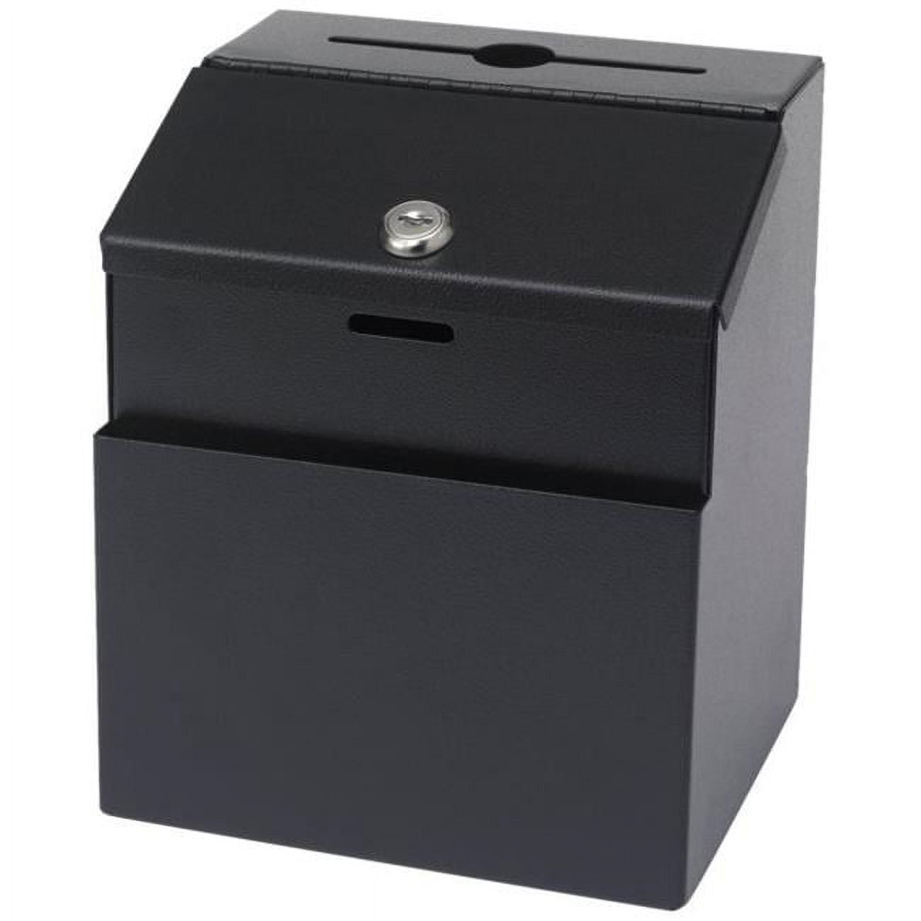 Safco Product Steel Suggestion Box - Black - Walmart.com