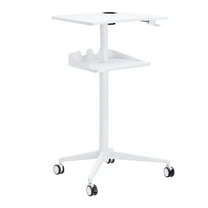 Safco Products 1944 VUM Pneumatic Height-Adjustable Stand-Up Mobile Workstation