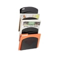 thumbnail image 1 of Safco Products 3185BL Steel Wall Rack with Seven Letter or Legal Size Pockets, Black, 1 of 3