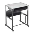 thumbnail image 1 of Safco Products Alpha Better Adjustable Height Black Desk 1204GR, 1 of 3