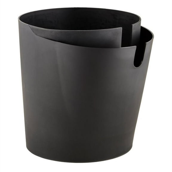 Safco Products CanCan Deskside Recycling and Trash Can 9929BL Black