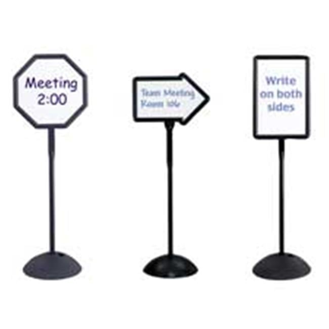 Rectangular Direction Sign Safco Products Company Directional Sign- Magnetic- Rectangle- Dual ...