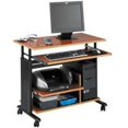 thumbnail image 1 of Safco Products Company SAF1927CY Mini-Tower Workstation- 35-.50in.x22in.x29in.-34in.- Cherry-Black, 1 of 1