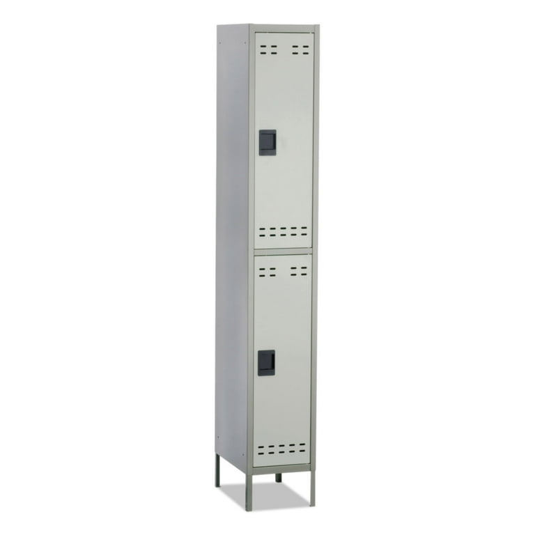 Single-Tier Locker, 12w x 18d x 78h, Two-Tone Gray Single-Tier Locker, 12w x 18d x 78h, Two-Tone Gray