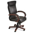 thumbnail image 1 of Safco Products Mayline Napoli High Back Leather Task Chair with Arms, 1 of 2