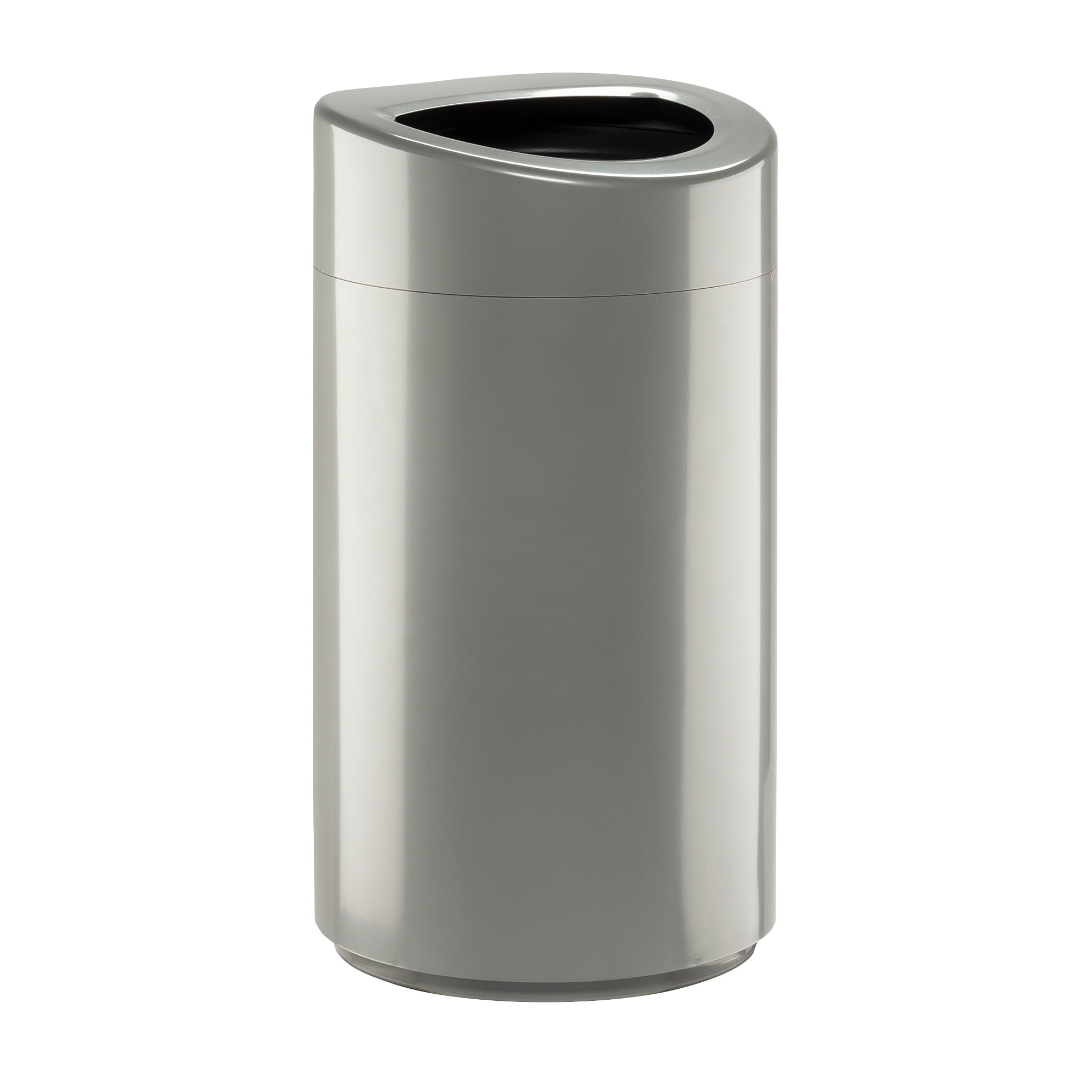 Safco Open Top Receptacle - 30 Gallon in Black