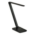 thumbnail image 1 of Safco Products Pivoting Vamp LED Lamp- Wireless Charging Pad & USB Port - Black, 1 of 4