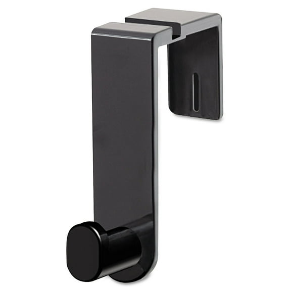 Safco Products Plastic Coat Hook, 1 Hook, 1 3/4 X 5 1/4 X 4, Black