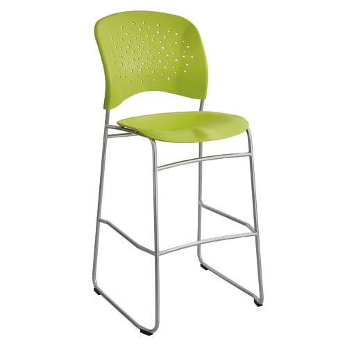 Safco Reve™ Bistro-Height Chair Round Back Green