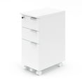 thumbnail image 1 of Safco Resi 12"W x 19"D Modern Wood File Storage in White Finish, 1 of 7