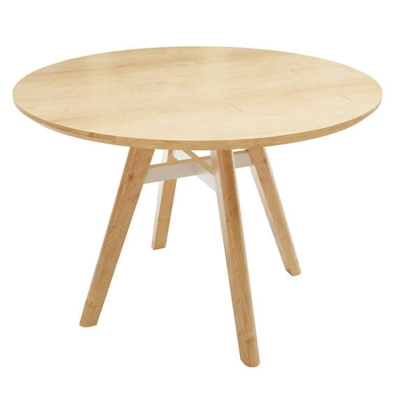 Safco Resi Contemporary Maple Wood Sitting-Height Table in Beige