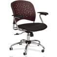 thumbnail image 1 of Safco® Reve Task Chair, Black/ Mahogany, 1 of 2