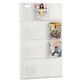 thumbnail image 1 of Safco Reveal Clear Literature Displays 12 Compartments 30w x 2d x 49h Clear 5602CL, 1 of 3
