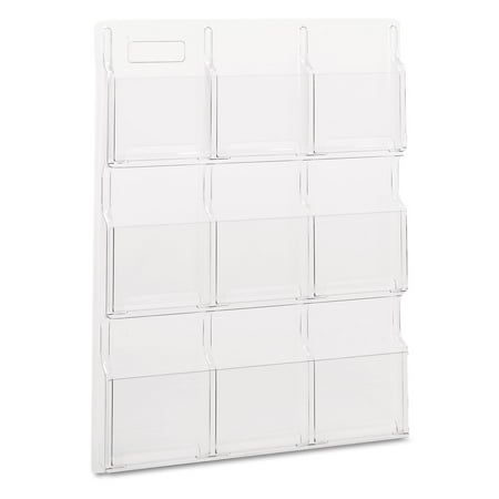 Safco Reveal 9 Plastic Clear Magazine Display