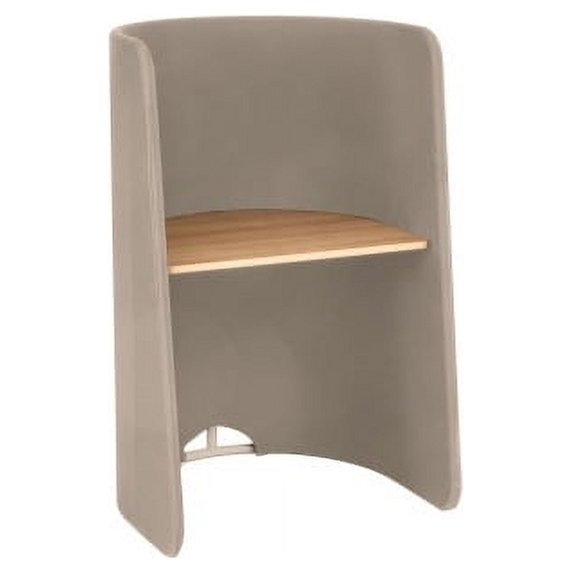 Safco Roam Touchdown Workstation Beech Rectangle, Laminated Top - 34" Table Top Width x 24" Table Top Depth - 51.50" Height x 33" Width x 30" Depth - Assembly Required