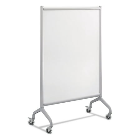 Safco Rumba Full Panel Whiteboard Collaboration Screen 42 x 54 White/Gray 2015WBS