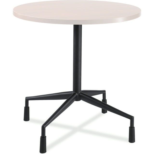 Safco RSVP Fixed Height Table Base - 29" Tall, 29.5" Diameter, Black With Leveling Glides
