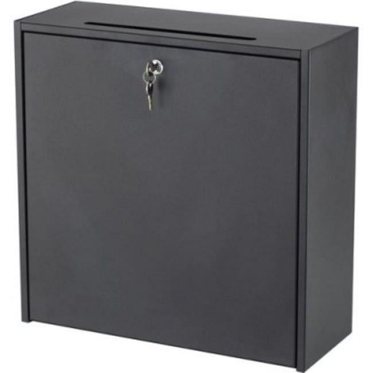 Safco SAF4259BL 18 x 7 x 18 in. Wall-Mountable Interoffice Mailbox, Black