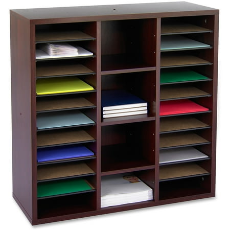 Safco, SAF9441MH, Apres Modular Storage Literature Organizer, 1 Each, Mahogany