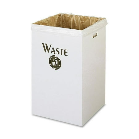Safco, SAF9745, Corrugated Receptacle, 12, White