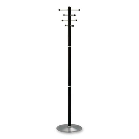 Safco, Saf4193Mh, Free Standing 8-Hook Wood Costumers, 1 Each, Mahogany