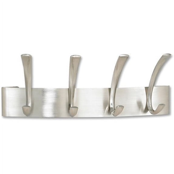 Safco, Saf4205Sl, Wall Mounted Metal Coat Racks, 1 / Each, Silver