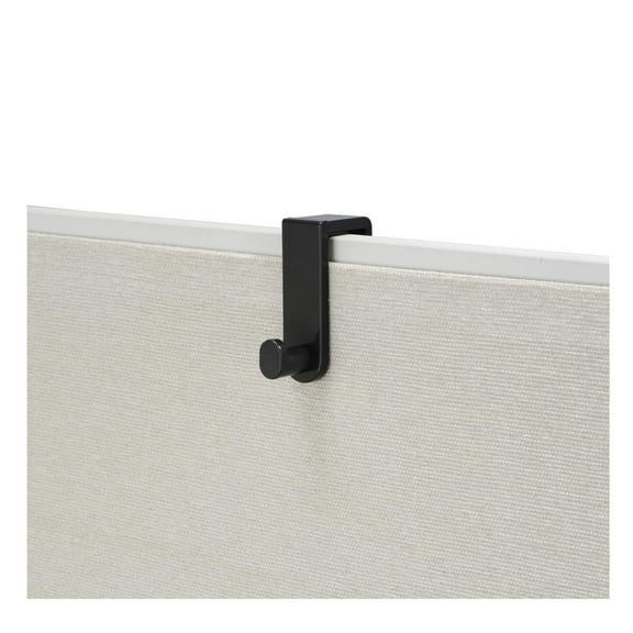Safco, Saf4224Bl, Over-The-Panel Single Hook, 1 Each, Black