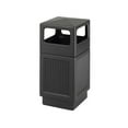 thumbnail image 1 of Safco Safco Canmeleon Side-Open Receptacle, Square, Polyethylene, 38 gal, Textured Black 9476BL, 1 of 2