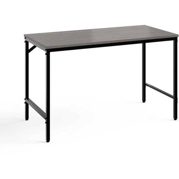 Safco Simple Gray Metal Work Desk