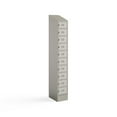 thumbnail image 1 of Safco Single Sloped Metal Locker Hood Addition 12"W x 18"D x 6"H - Tan, 1 of 3