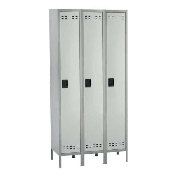 Safco Single Tier Locker 3 Column in Gray