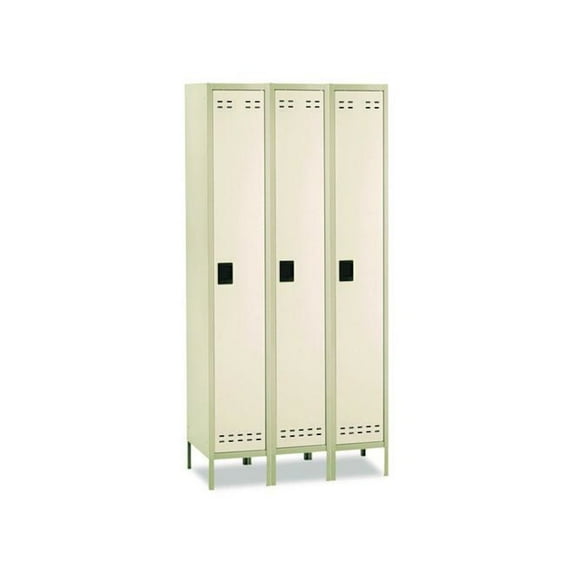 Safco Single Tier Locker 3 Column in Tan