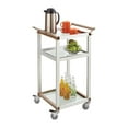 thumbnail image 1 of Safco Small Refreshment Cart in Silver, 1 of 2