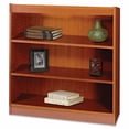 thumbnail image 1 of Safco Square-Edge Bookcase - 36" x 12" x 36.8" - 3 x Shelf(ves) - 300 lb Load Capacity - Cherry - Veneer - Particleboard, Wood - Recycled - Assembly, 1 of 3