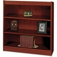 thumbnail image 1 of Safco Products Company 3-Shelf Square Edge Veneer 35.75'' Standard Bookcase, 1 of 2